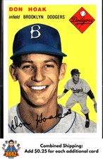 1994 Topps Archives 1954 #211 Don Hoak Brooklyn Dodgers