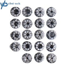 19Pcs/Set ER16 Collet Set Complete Sizes Including all 16th 32nds  64th US