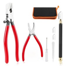 Glass Cutter Kit, Upgrade Glass Running Breaking Pliers, 2-20MM Glass Cutter, He