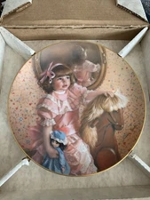 1983 RECO Amy's Magic Horse Days Gone By Plate by Sandra Kuck -