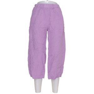 Lindex, Dreiviertelhose, Größe: 36, Bella, Lila, Leinen/Viskose, Einfarbig #DPf