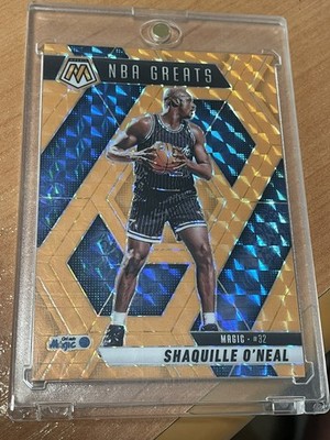 2024-25 Panini Mosaic - Shaquille O'Neal Fluorescent Orange Mosaic Prizm /25