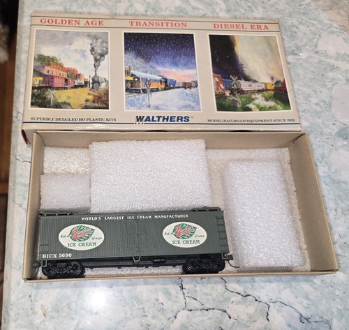Vagón de tren Walthers HO #5690 Breyers Ice Crean como nuevo en caja ¡Raro! | Zustand: Used