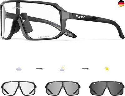 SCVCN Selbsttönend Fahrradbrille für Herren Damen Photochromatische S