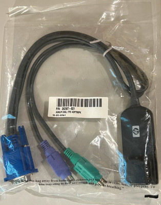 2 x HP Interface Adapter 286597-001 KVM PS/2 CAT 5 / Neu OVP