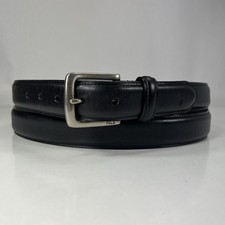 Polo Ralph Lauren Black Leather Dress Belt - Men's Size 58/145