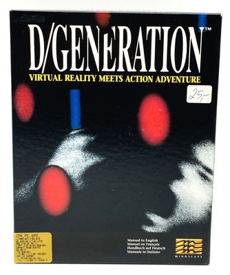 D/Generation Virtual Reality meets Action Adventure 3,5 DISKETTE PC Big Box OVP