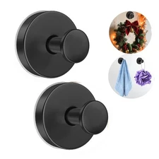 Suction Cup Hooks for Shower Towel Hooks Hanger for Wreath Front Door 2 Pack