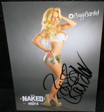 Biggi Bardot, Autogramm, original signiert! Knicksicherer Versand!