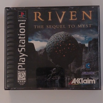 Acclaim Riven: The Sequel to Myst (PS1) KA NTSC-U/C Puzzle Manual Included