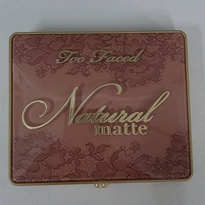 Too Faced NATURAL MATTE NEUTRAL MATTE EYE SHADOW PALETTE 9 Shades 0.45 OZ. New