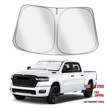 Car Windshield Sun Shade Compatible with Dodge Ram for 2019-2026 Dodge Ram 1500