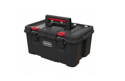 Keter STACK N ROLL Werkzeugbox Kunststoff schwarz rot abschließbar 52,5 cm