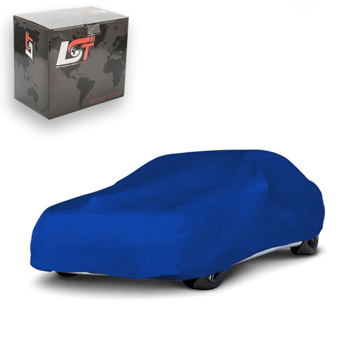 Indoor Car Full Garage Cover Breathable Cover Protection Blanket Blue L