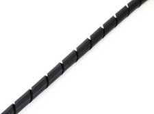 33FT PE 3/8 Inches 10 mm Black Polyethylene Spiral Cable Wire Wrap Hydrauli...
