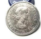Canada 1964 Silver Dollar - Choice Gem Uncirculated  Edge Toning  #P233