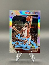 Derrick Jones Jr 2019-20 Panini NBA Hoops Silver Holo Auto Signed Dunk Champ