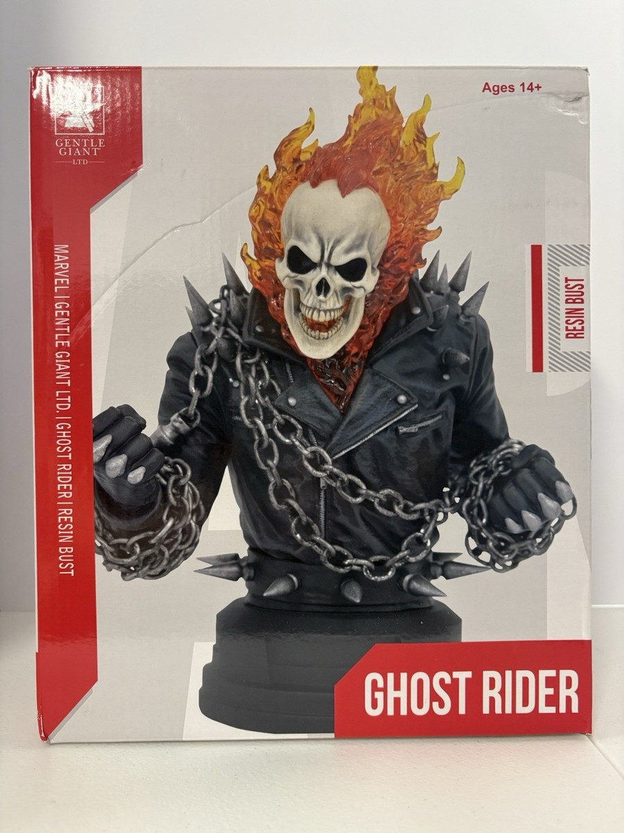 Gentle Giant Ghost Rider Resin Bust Marvel Limited Edition 130