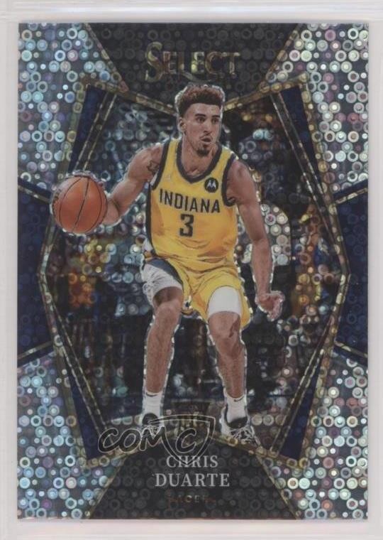 2021-22 Panini Select Premier Level Disco Prizm Chris Duarte #146 Rookie RC