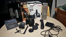 Canon EOS R50 V Content Creator Kit – 4K – Boxed – Extras – Remote Not Working
