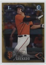 2016 Bowman Chrome Prospects Gold Refractor /50 Jonah Arenado #BCP240 0b0