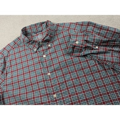 Vineyard Vines On The Go Performance Men XL Plaid Button Down Shirt BRRR Tech