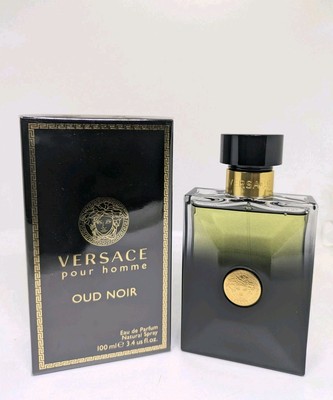 Versace Oud Noir Pour Homme 3.4oz-100mL Eau de Parfum Discontinued Perfume 