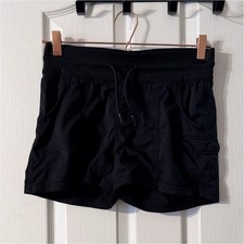 The North Face Women's Aphrodite Black Athletic Shorts S Drawstring Pockets