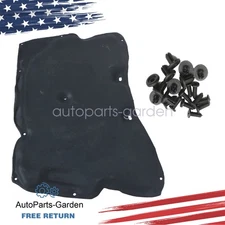 2008-13 For Honda Accord Front Engine Hood Insulation Pad Liner Heat Cover Cap
