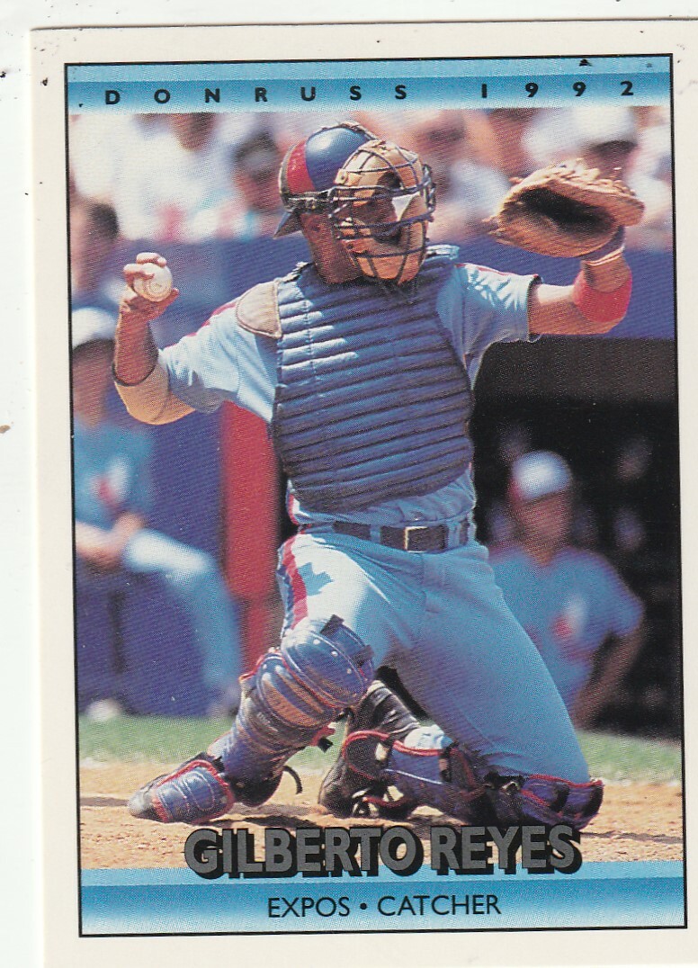 FREE  SHIPPING-MINT-1992 Donruss #381 Gilberto Reyes Montreal Expos +BONUS CARDS