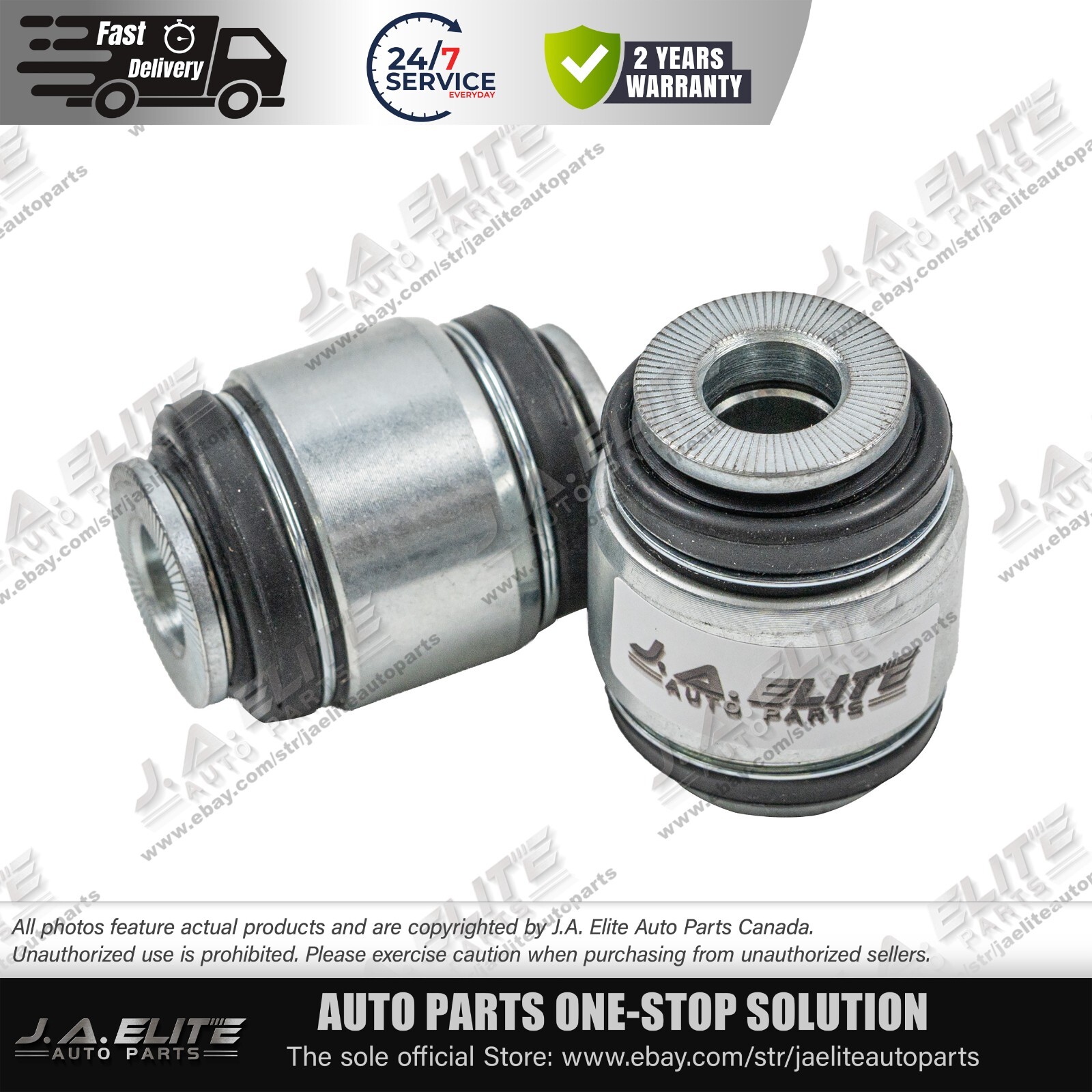 2pcs Rear Side Lower Control Arm Small Bushing 🚀 Maserati Levante, 670106331/4