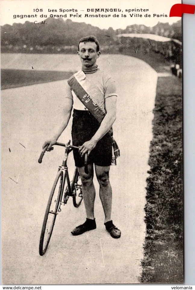 S18171 cpa Cyclisme Demangel, sprinter gagnant du Grand Prix de la Ville de Pari - Photo 1/1