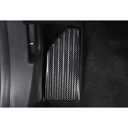 For Hyundai Elantra 21-25 Carbon Fiber Footrest Pedal Foot Rest Pad Protect Trim - Picture 5 of 5