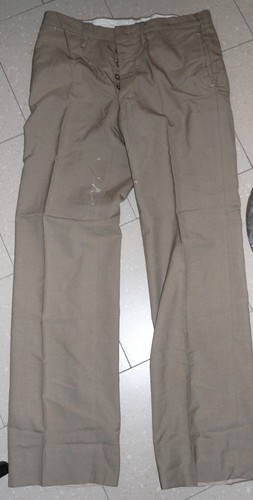 PANTALONI MILITARI DROP UNIFORME ESERCITO ITALIANO KAKI NON PIù IN USO  pan30 | eBay