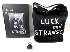 David Gilmour ~ Luck & Strange 2024 VIP Tour Book, Tote Bag & Keychain - LA Show