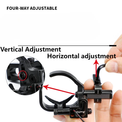 Adjustable Right Hand Archery Drop Away Arrow Rest Compound Bow Hunting Black - Picture 6 of 14