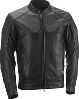 Highway 21 Men's Gunner Leather Riding Jacket (black) 3xl (3x-large) on sale Highway 21 Men's Gunner Leather Riding Jacket (black) 3xl (3x-large) on sale