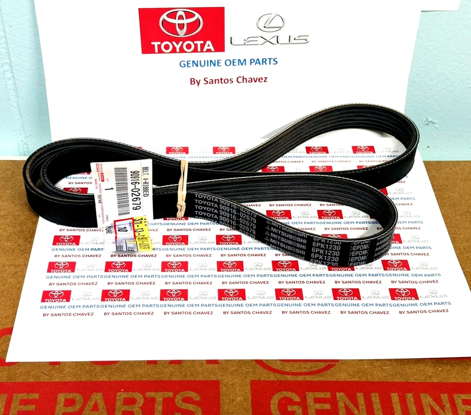 2010-2019 Toyota Corolla Serpentine Belt GENUINE OEM PART 90916-02679 - Image 3 of 4