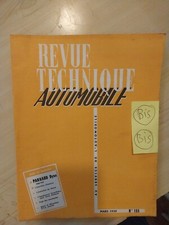 REVUE TECHNIQUE PANHARD DYNA Z 1958 1959 AERODYNE  M5
