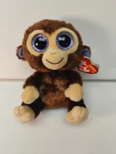 Ty Beanie Boos Coconut The Monkey 6" Mint Tags 