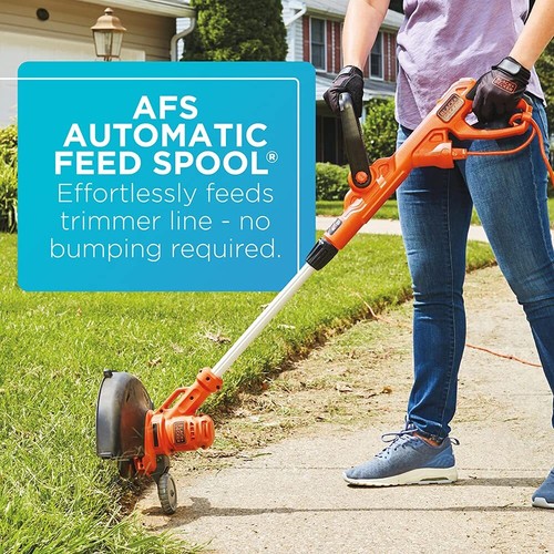 BLACK DECKER 6.5 Amp 14 Inch Automatic Feed String Trimmer Edger AFS Technology - Picture 4 of 5