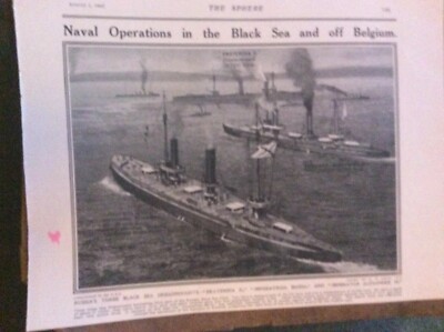 Sa3 Ephemera Ww1 Picture 1916 Russia Dreadnought Ekaterina Mariza Alexander