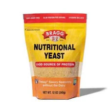 Bragg Premium Nutritional Yeast Seasoning - Vegan,Gluten Free-12 Ounce Pack of 1