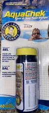 New AquaChek Pool and Spa Salt Test Strips 561141A - Exp. 02/2024- Free Ship!