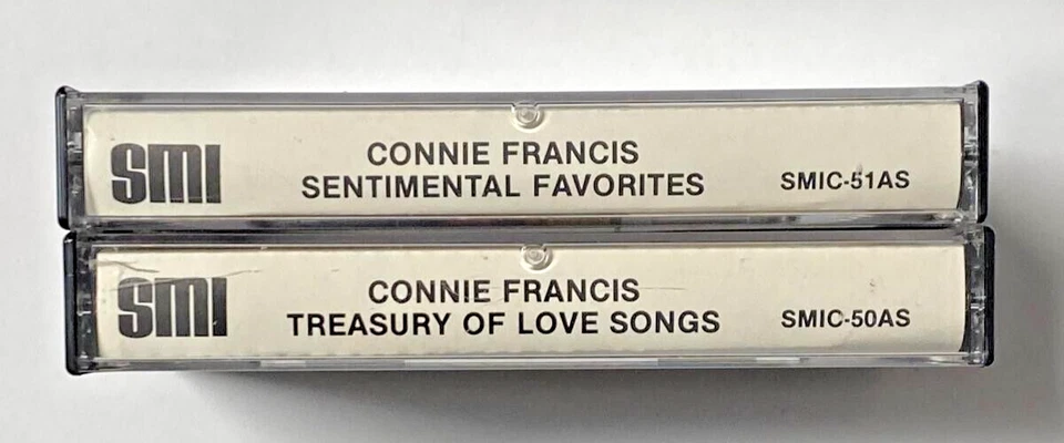 Connie Francis "Treasury of Love Songs" & "Sentimental Favorites" Cassette Tapes - Image 3 of 4
