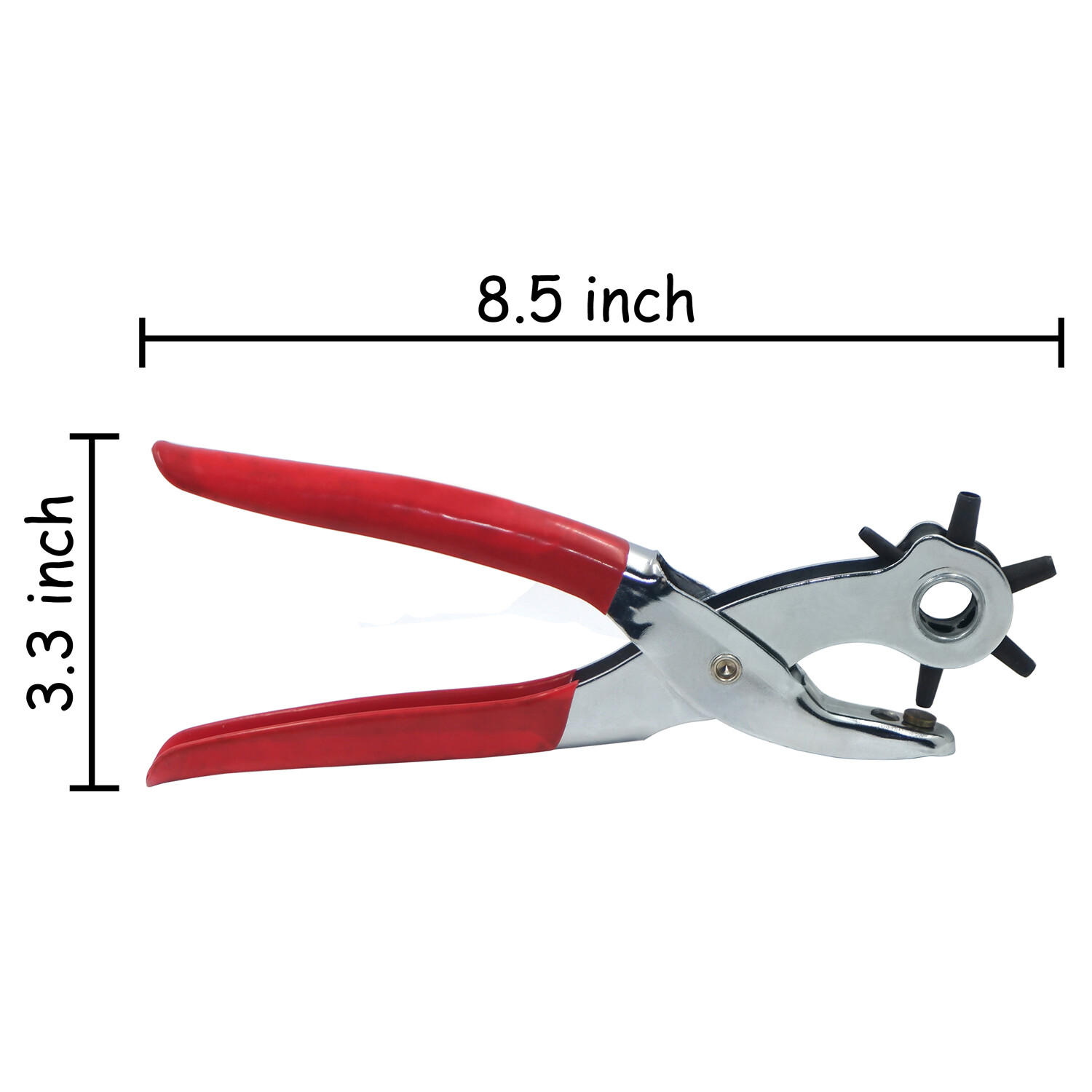 Professional Leather Hole Punch Pliers HEAVY DUTY Belt Holes Revolving ...