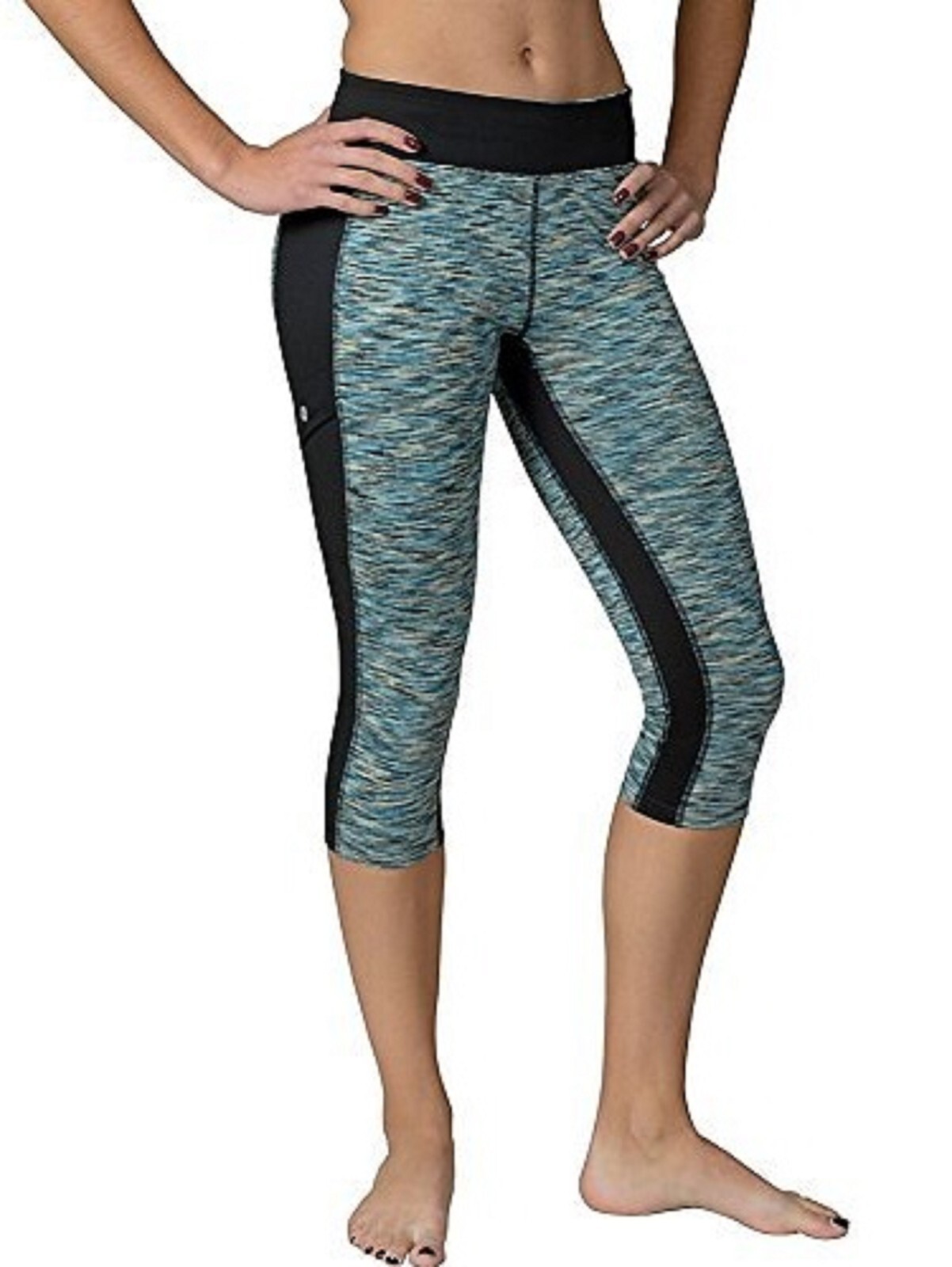 Soybu Women's Toni Capri Leggings, Waterfall Space Dye, 1X 684772929068 |  eBay