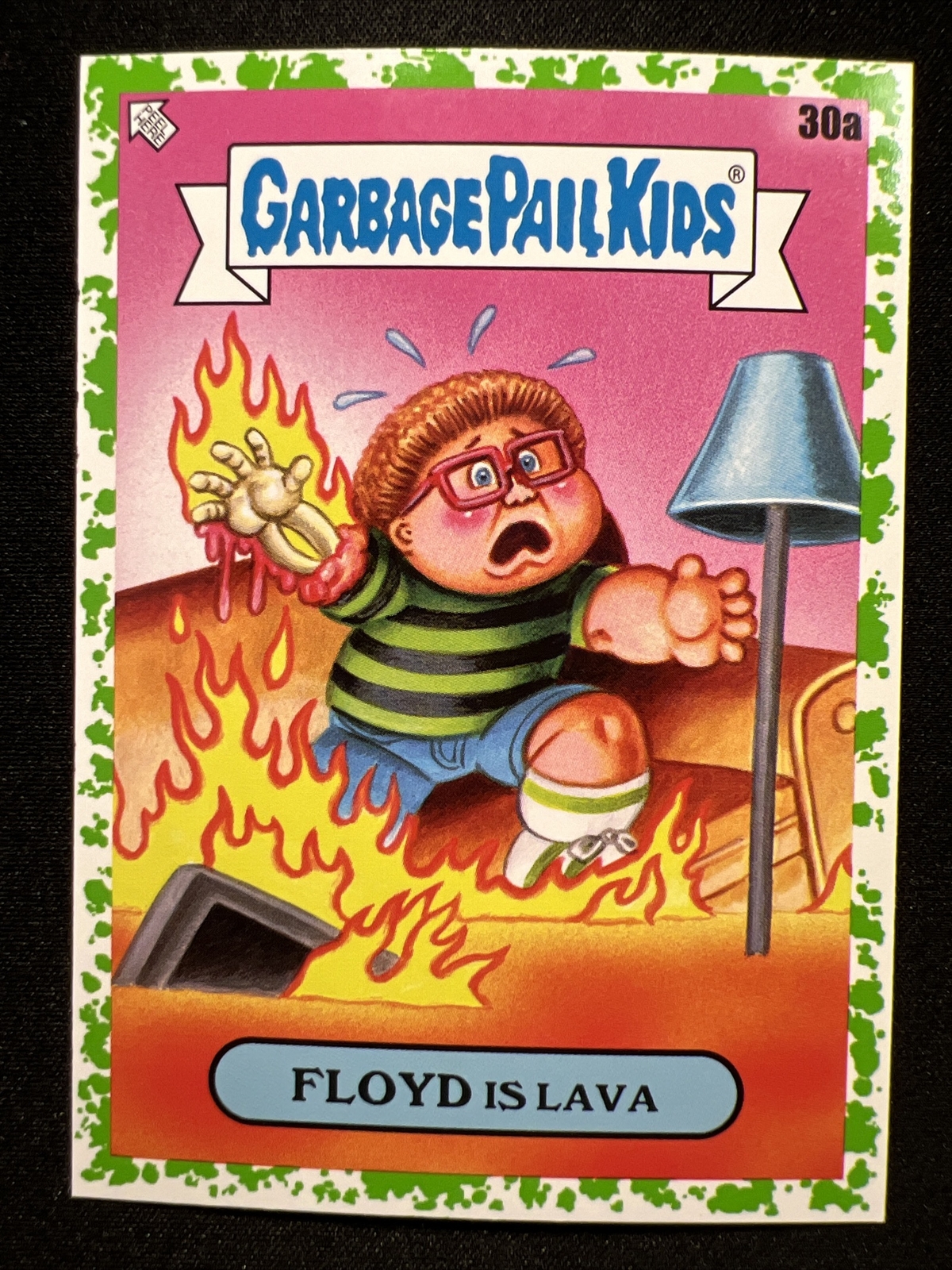 2024 Topps Garbage Pail Kids Series 1 Booger Green 30a FLOYD IS LAVA Fire Pig Rescue