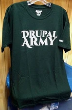 DRUPAL ARMY HONOR THE CODE LARGE SHIRT HONORA CODICE CHEEKY MONKEY MEDIA 2014