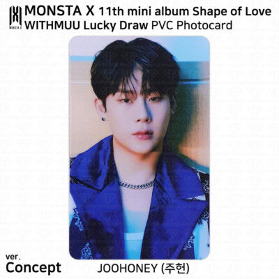 Monsta X 11th Mini Album Shape of Love Photocard WithMUU Lucky